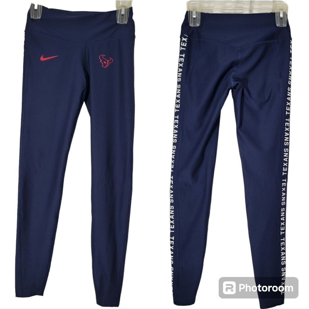 Nike Texans side logo leggings  dry fit sz XS